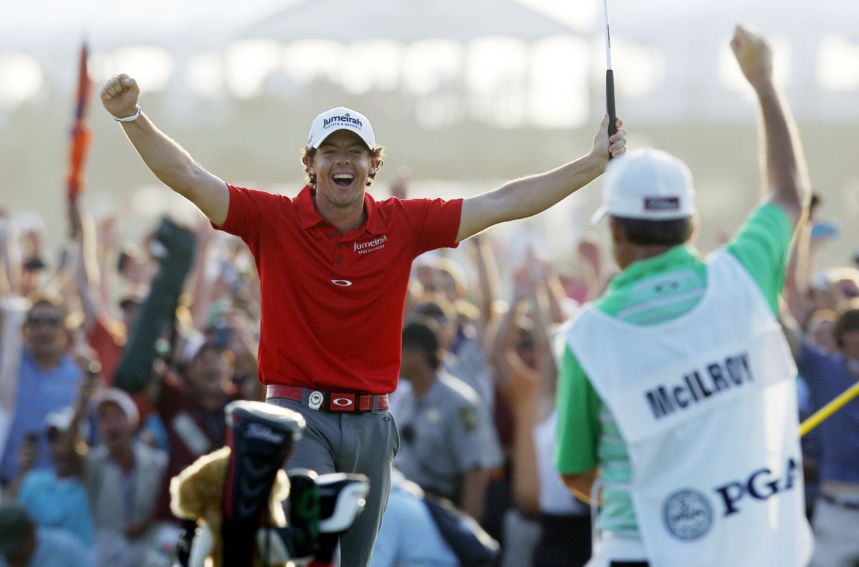 2012: Rory McIlroy breaks the PGA Championship record for margin of victory